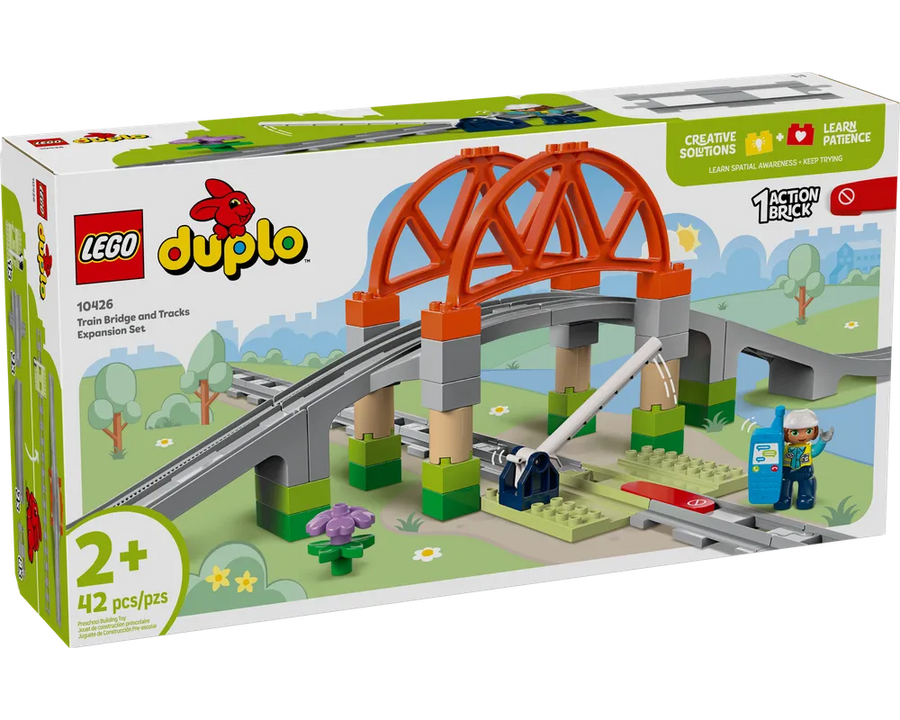 LEGO DUPLO 10426 - Uitbreidingsset Treinbrug en Spoorwegen 