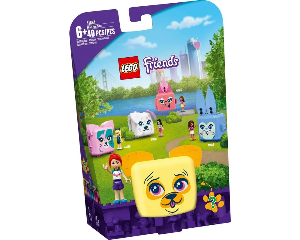 LEGO Friends 41664 - Mia's Pug Cube - Authentic LEGO Set Main Image